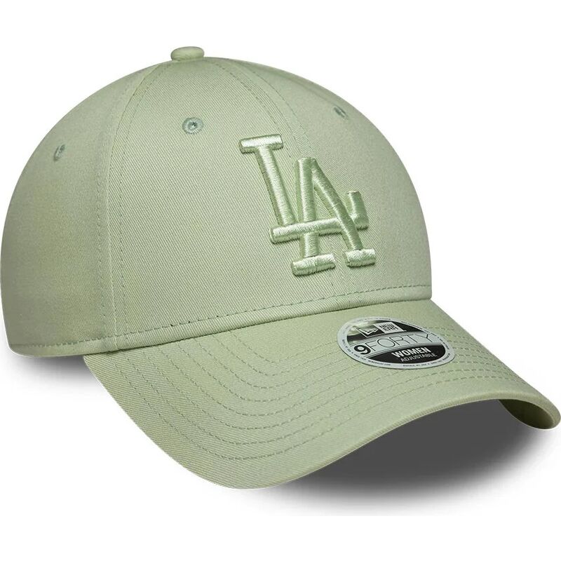 mutzen-gebogen-grun-verstellbares-band-9forty-league-essential-der-los-angeles-dodgers-mlb-von-new-era