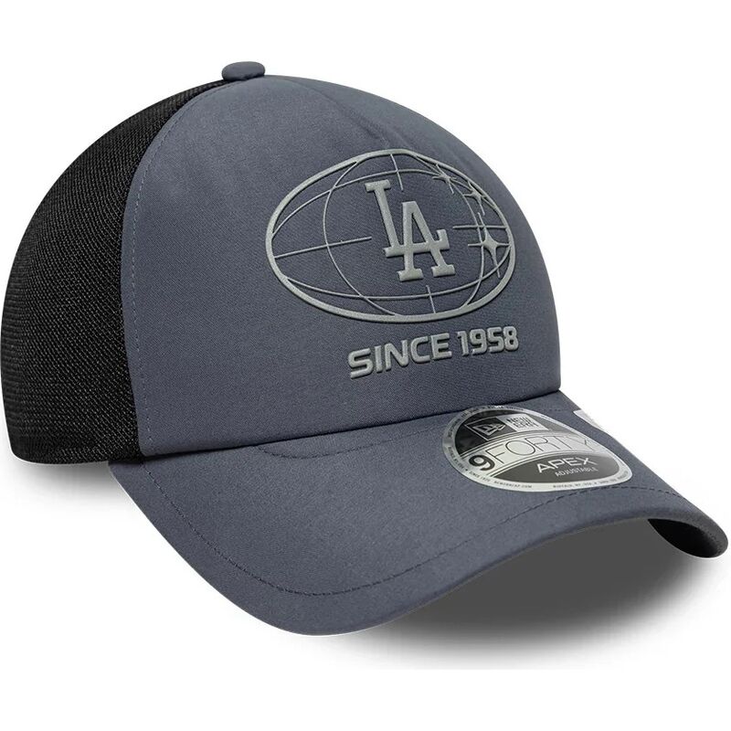 mutzen-gebogen-grau-snapback-9forty-apex-graphic-der-los-angeles-dodgers-mlb-von-new-era