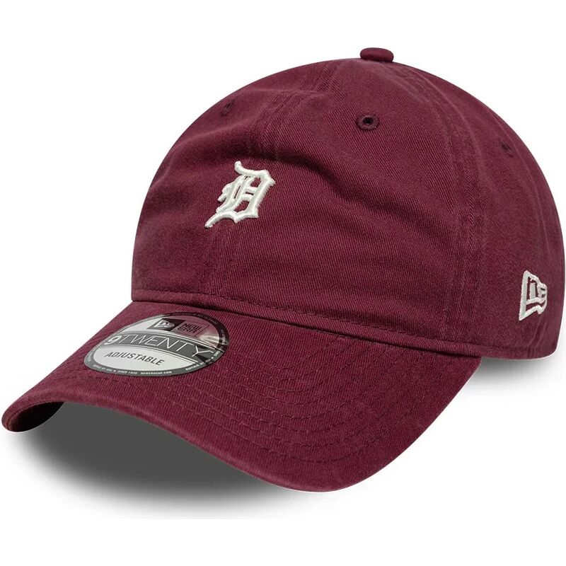 mutzen-gebogen-rot-verstellbares-band-9twenty-mini-der-detroit-tigers-mlb-von-new-era
