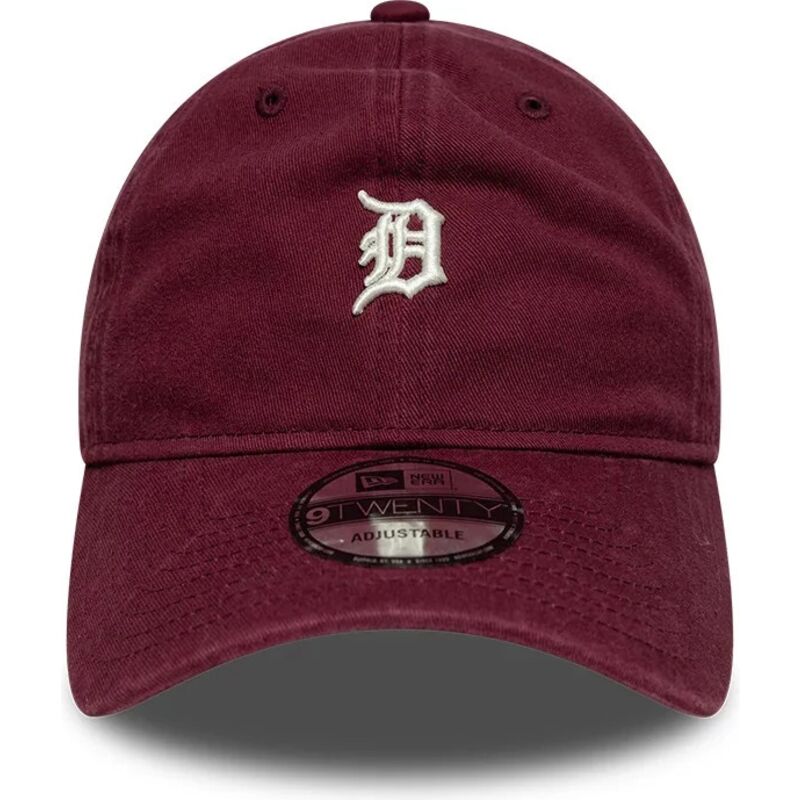 mutzen-gebogen-rot-verstellbares-band-9twenty-mini-der-detroit-tigers-mlb-von-new-era
