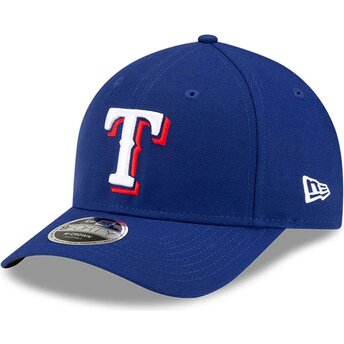 Mützen gebogen blau snapback 9FORTY M-Crown Player Replica der Texas Rangers MLB von New Era