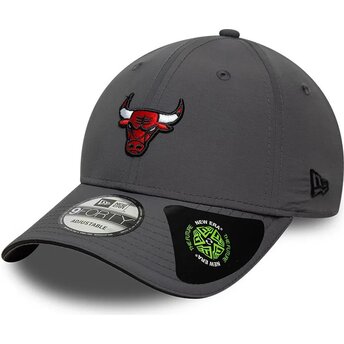 Mützen gebogen grau verstellbares band 9FORTY Recycled der Chicago Bulls NBA von New Era