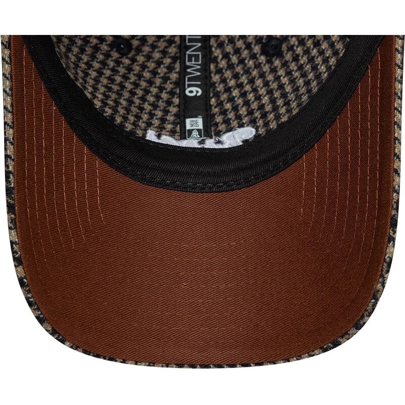 mutzen-gebogen-braun-verstellbares-band-9twenty-herringbone-der-fc-barcelona-laliga-von-new-era