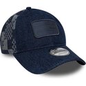 mutzen-gebogen-marineblau-verstellbares-band-9twenty-patterned-denim-der-red-bull-racing-formula-1-von-new-era