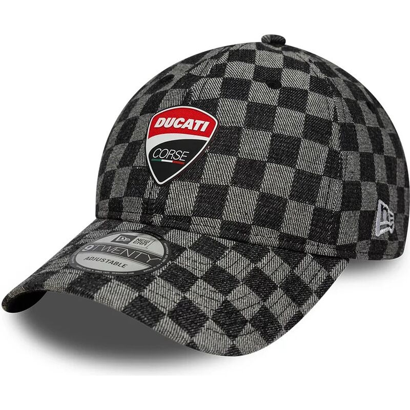 mutzen-gebogen-schwarz-verstellbares-band-9twenty-check-der-ducati-motor-motogp-von-new-era mutzen-gebogen-schwarz-verstellbares-band-9twenty-check-der-ducati-motor-motogp-von-new-era