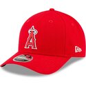 mutzen-gebogen-rot-snapback-9forty-m-crown-player-replica-der-los-angeles-angels-mlb-von-new-era