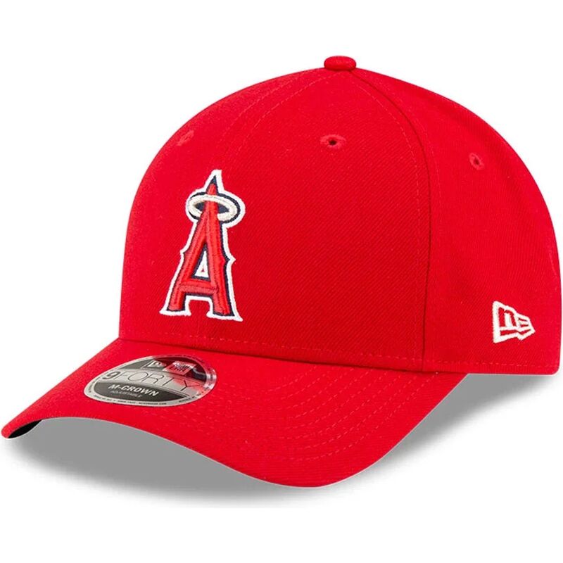 mutzen-gebogen-rot-snapback-9forty-m-crown-player-replica-der-los-angeles-angels-mlb-von-new-era