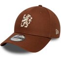 mutzen-gebogen-braun-snapback-9forty-team-der-chelsea-football-club-premier-league-von-new-era