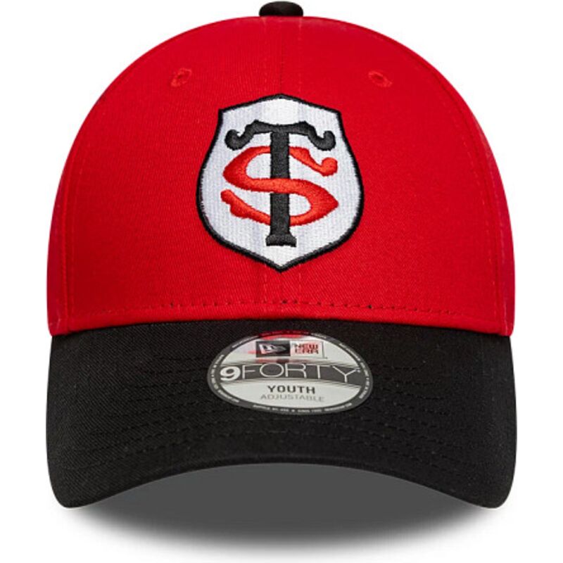mutzen-gebogen-rot-snapback-fur-kinder-9forty-team-der-stade-toulousain-top-14-von-new-era