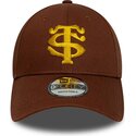 mutzen-gebogen-braun-snapback-9forty-seasonal-der-stade-toulousain-top-14-von-new-era