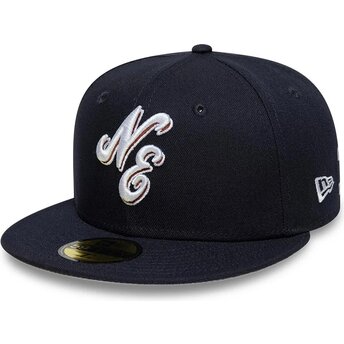 Mützen flach marineblau angepasst 59FIFTY Originators von New Era