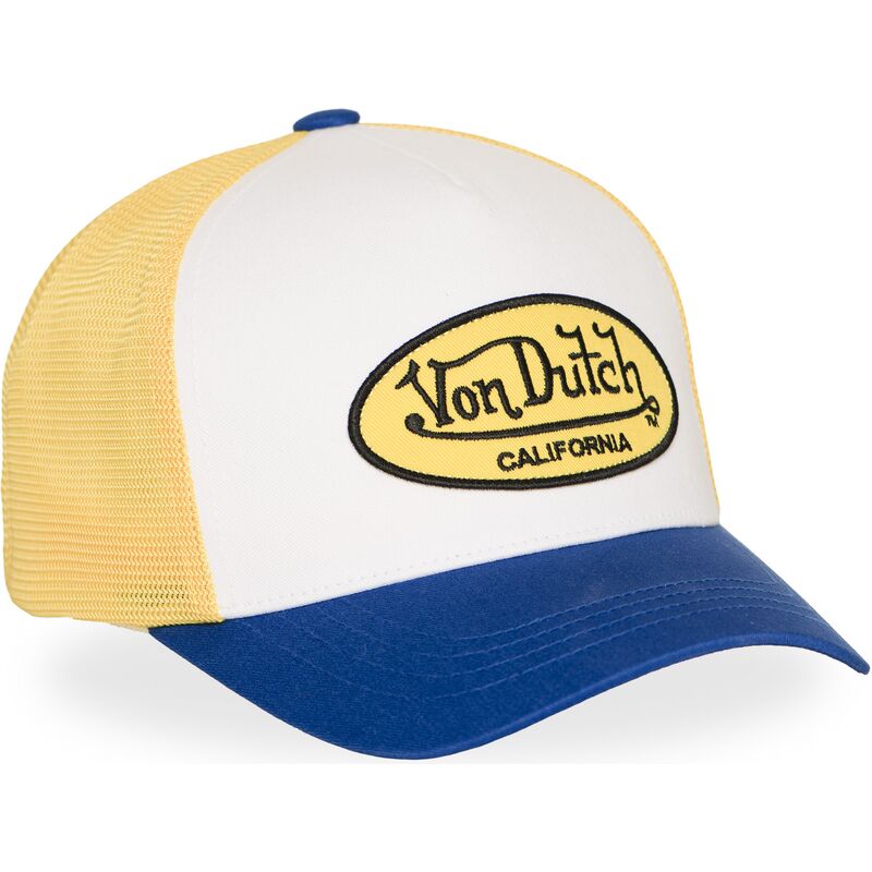 trucker-cap-gelb-und-blau-lof-b42-von-von-dutch