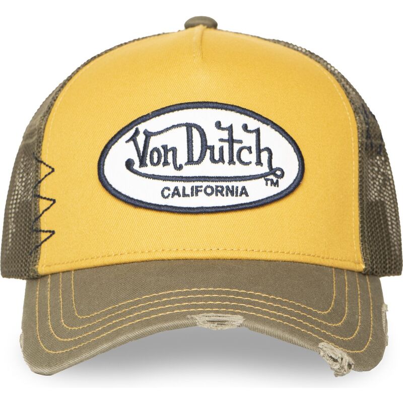 trucker-cap-gelb-und-grun-used-12-von-von-dutch