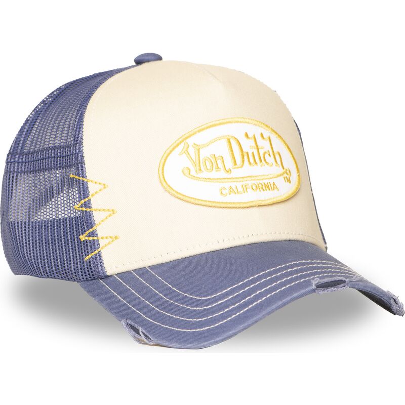 trucker-cap-beige-und-violett-used-13-von-von-dutch trucker-cap-beige-und-violett-used-13-von-von-dutch