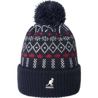 Mützen bommel marineblau Holiday Dk Blue von Kangol