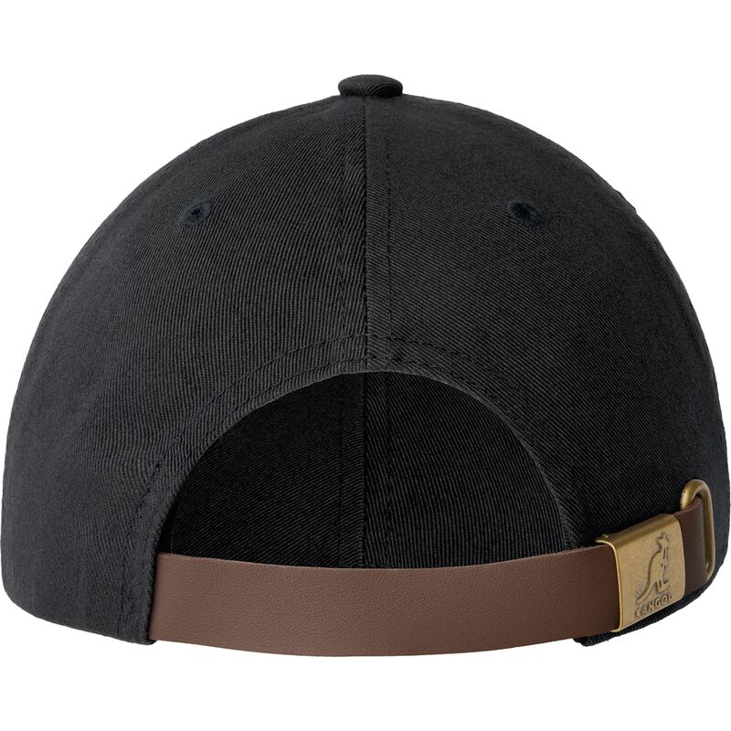 schwarze-verstellbare-curved-cap-washed-baseball-black-von-kangol