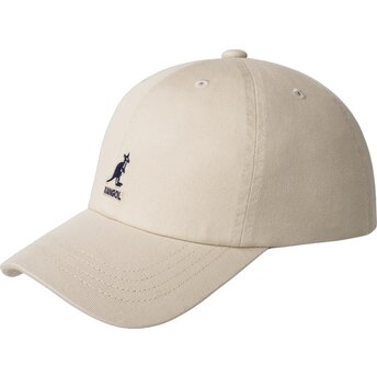 Mützen gebogen beige verstellbares band Washed Baseball von Kangol