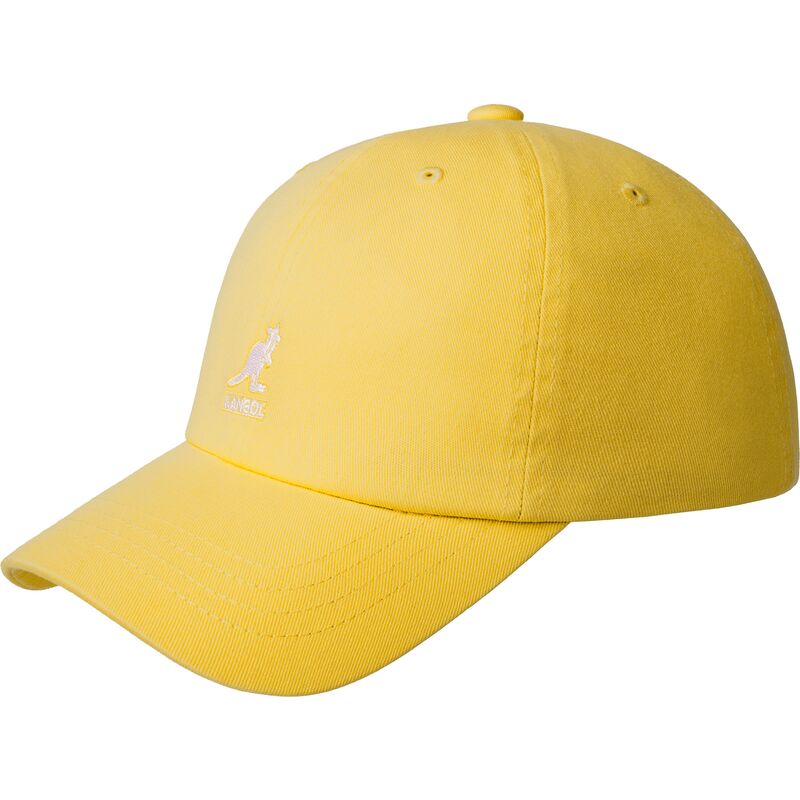gelbe-verstellbare-curved-cap-washed-baseball-lemon-sorbet-von-kangol gelbe-verstellbare-curved-cap-washed-baseball-lemon-sorbet-von-kangol
