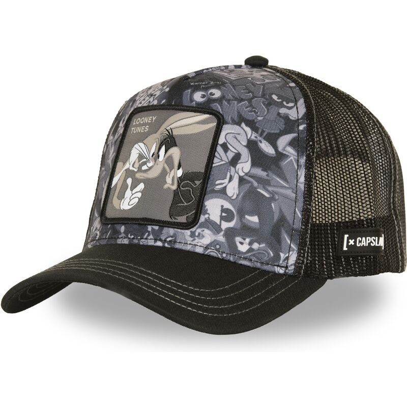 mutzen-gebogen-schwarz-snapback-loo14-duo-bugs-bunny-und-daffy-duck-looney-tunes-von-capslab mutzen-gebogen-schwarz-snapback-loo14-duo-bugs-bunny-und-daffy-duck-looney-tunes-von-capslab