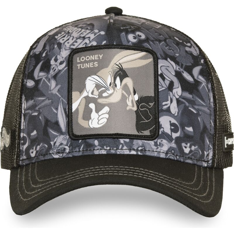 mutzen-gebogen-schwarz-snapback-loo14-duo-bugs-bunny-und-daffy-duck-looney-tunes-von-capslab mutzen-gebogen-schwarz-snapback-loo14-duo-bugs-bunny-und-daffy-duck-looney-tunes-von-capslab