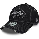 mutzen-gebogen-schwarz-verstellbares-band-9twenty-a-frame-distress-von-new-era