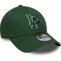 mutzen-gebogen-grun-verstellbares-band-9forty-team-outline-der-los-angeles-dodgers-mlb-von-new-era