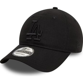 Mützen gebogen schwarz verstellbares band 9TWENTY League Essential der Los Angeles Dodgers MLB von New Era