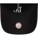 schwarze-verstellbare-curved-cap-mit-schwarzem-logo-9twenty-league-essential-der-los-angeles-dodgers-mlb-von-new-era