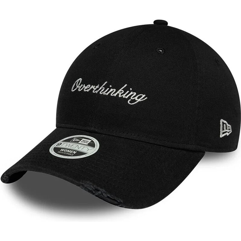 mutzen-gebogen-schwarz-verstellbares-band-9twenty-slogan-overthinking-von-new-era
