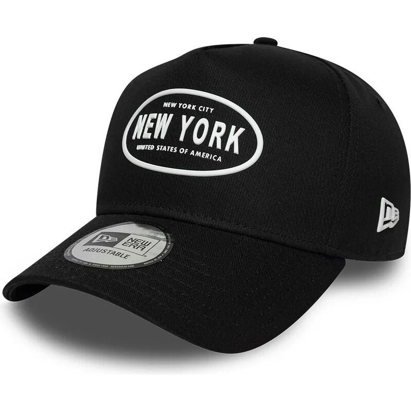 mutzen-gebogen-schwarz-snapback-9forty-e-frame-rubber-der-new-york-von-new-era
