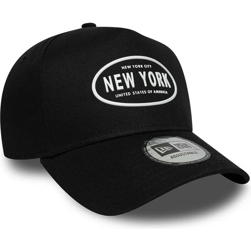 mutzen-gebogen-schwarz-snapback-9forty-e-frame-rubber-der-new-york-von-new-era