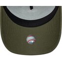 mutzen-gebogen-grun-snapback-a-frame-league-essential-der-new-york-yankees-mlb-von-new-era