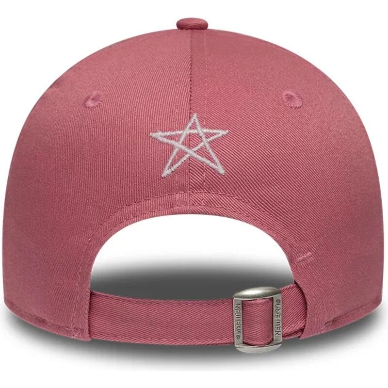 mutzen-gebogen-rosa-verstellbares-band-fur-kinder-9forty-space-der-new-york-yankees-mlb-von-new-era