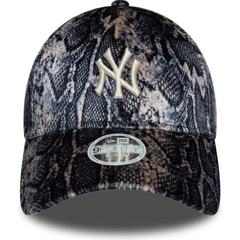 mutzen-gebogen-mehrfarbig-verstellbares-band-9forty-snake-print-der-new-york-yankees-mlb-von-new-era