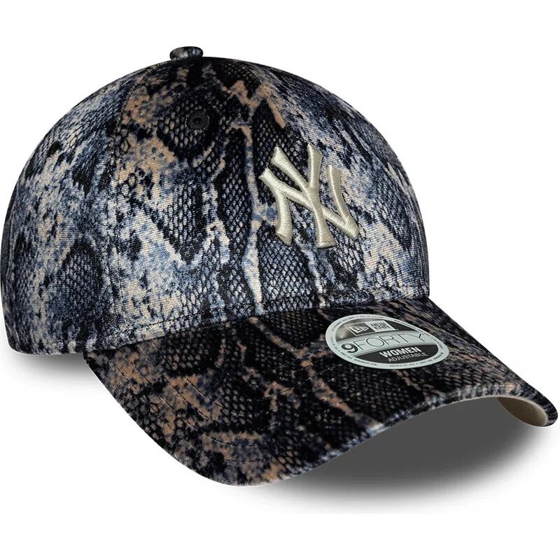 mutzen-gebogen-mehrfarbig-verstellbares-band-9forty-snake-print-der-new-york-yankees-mlb-von-new-era