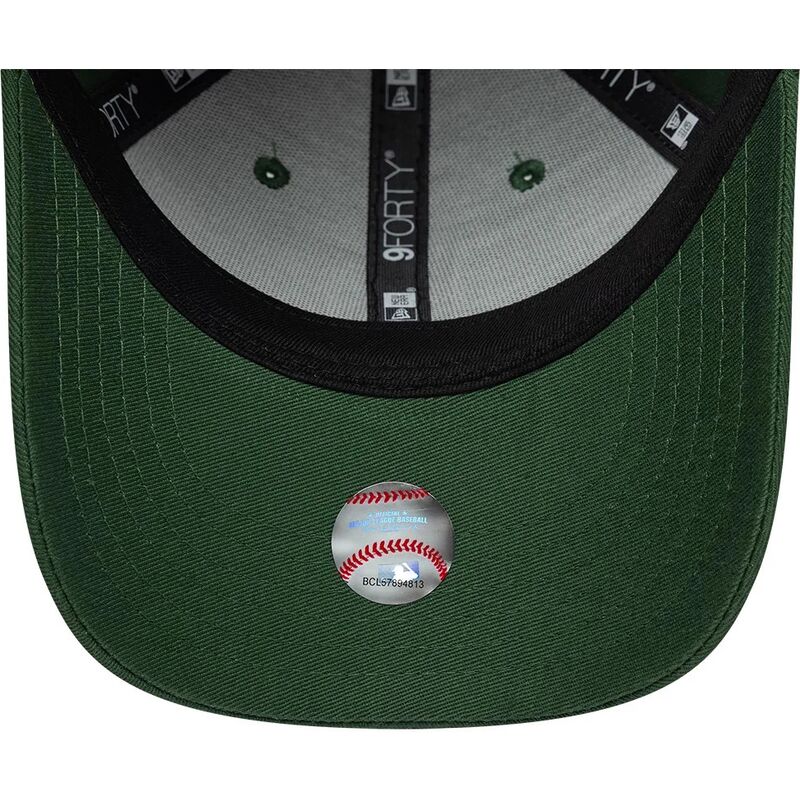 mutzen-gebogen-grun-verstellbares-band-fur-kinder-9forty-league-essential-der-los-angeles-dodgers-mlb-von-new-era