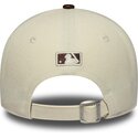 mutzen-gebogen-beige-verstellbares-band-9forty-m-crown-fabric-mix-der-new-york-yankees-mlb-von-new-era