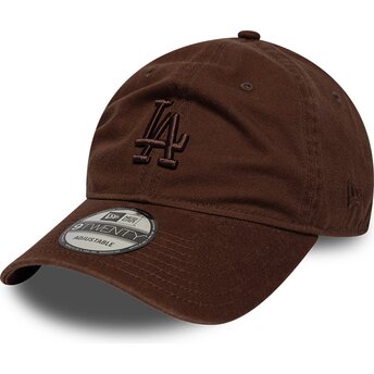 Mützen gebogen braun verstellbares band 9TWENTY Washed Midi der Los Angeles Dodgers MLB von New Era
