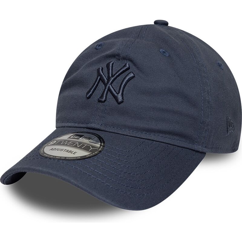 mutzen-gebogen-blau-verstellbares-band-9twenty-washed-midi-der-new-york-yankees-mlb-von-new-era