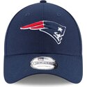 marineblaue-verstellbare-curved-cap-9forty-the-league-der-new-england-patriots-nfl-von-new-era