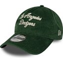 mutzen-gebogen-grun-verstellbares-band-9twenty-a-frame-cord-script-der-los-angeles-dodgers-mlb-von-new-era