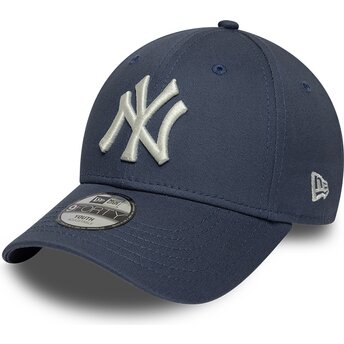 Mützen gebogen blau verstellbares band für Kinder 9FORTY League Essential der New York Yankees MLB von New Era