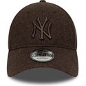 mutzen-gebogen-braun-snapback-9forty-winter-der-new-york-yankees-mlb-von-new-era