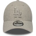 mutzen-gebogen-beige-snapback-9forty-winter-der-los-angeles-dodgers-mlb-von-new-era