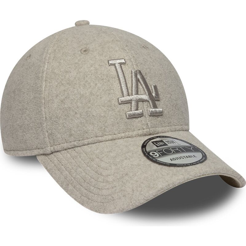 mutzen-gebogen-beige-snapback-9forty-winter-der-los-angeles-dodgers-mlb-von-new-era