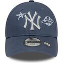 mutzen-gebogen-blau-verstellbares-band-fur-kinder-9forty-space-glow-in-the-dark-der-new-york-yankees-mlb-von-new-era