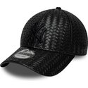 mutzen-gebogen-schwarz-snapback-9forty-pu-weave-der-new-york-yankees-mlb-von-new-era