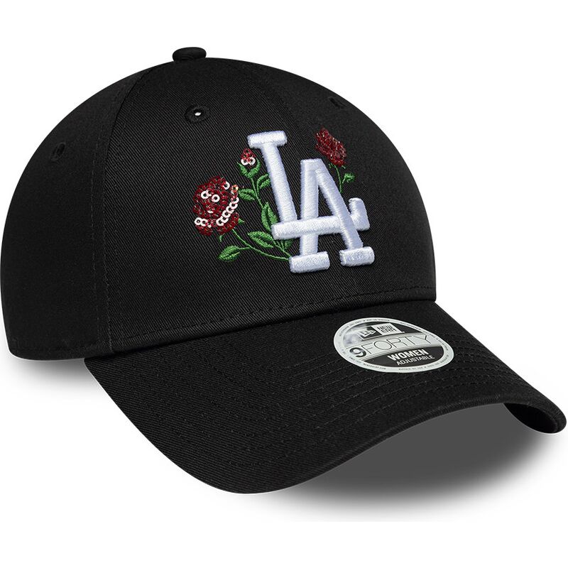 mutzen-gebogen-schwarz-snapback-9forty-rose-sequin-der-los-angeles-dodgers-mlb-von-new-era mutzen-gebogen-schwarz-snapback-9forty-rose-sequin-der-los-angeles-dodgers-mlb-von-new-era