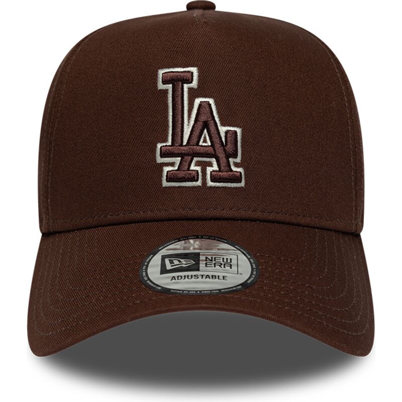 mutzen-gebogen-braun-snapback-9forty-e-frame-team-outline-der-los-angeles-dodgers-mlb-von-new-era mutzen-gebogen-braun-snapback-9forty-e-frame-team-outline-der-los-angeles-dodgers-mlb-von-new-era