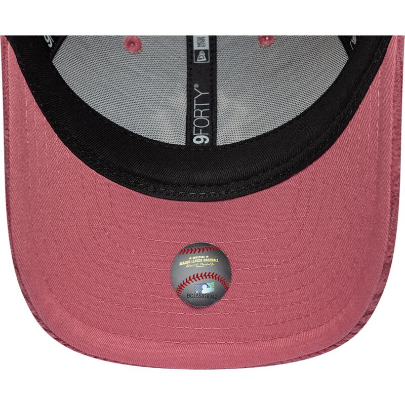 mutzen-gebogen-rosa-verstellbares-band-9forty-m-crown-chunky-cord-der-new-york-yankees-mlb-von-new-era